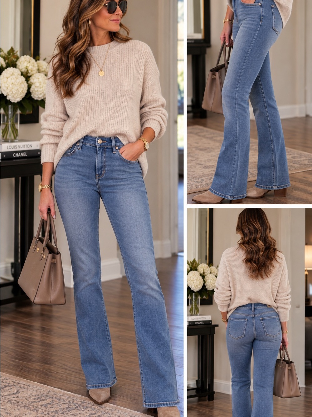 White House Black Market Medium Blue Bootcut Jeans